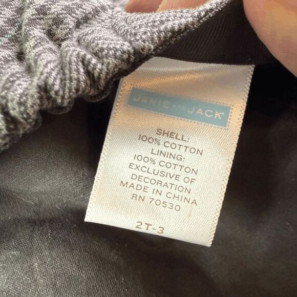 Janie & Jack Boys Houndstooth Golf Flat Newsboy Cap‎ Gray Size 2T-3 - Picture 6 of 7